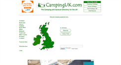 Desktop Screenshot of campinguk.com